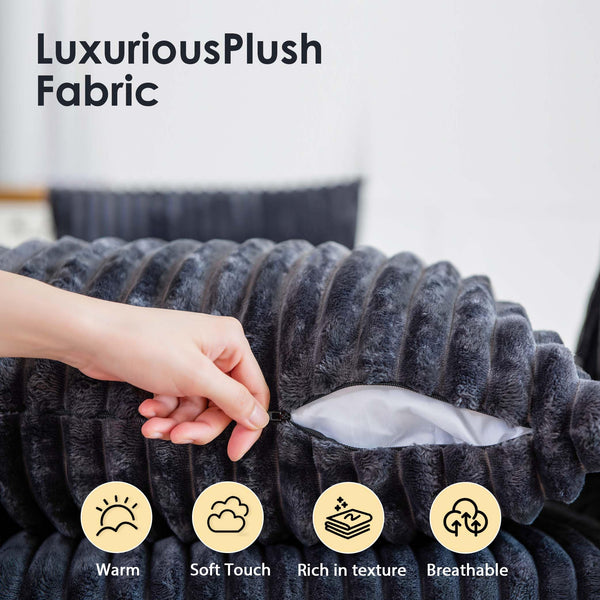 108" Modular L-Shaped Cloud Sectional Sofa