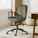 Solid Wood Rocking Office Chair