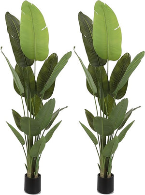Artificial Bird of Paradise Tree – Tall Faux Floor Plant