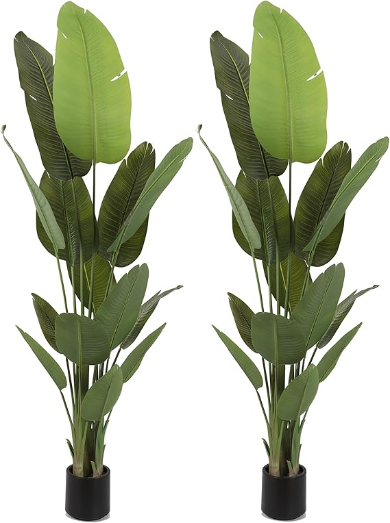 Artificial Bird of Paradise Tree – Tall Faux Floor Plant