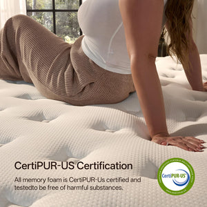 Full Size Hybrid Mattress – 12 Inch Gel Memory Foam & Pocket Coils