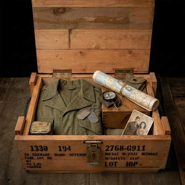 Military Footlocker Cedar Storage Chest