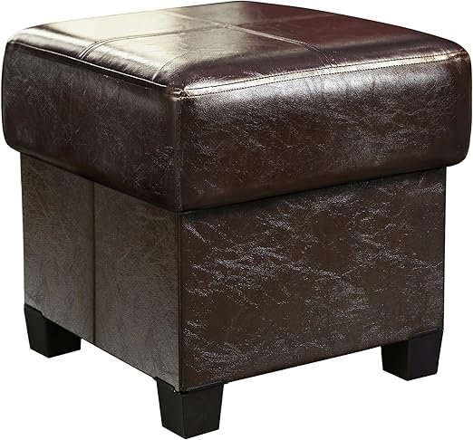 Foldable Storage Ottoman with Hidden Storage