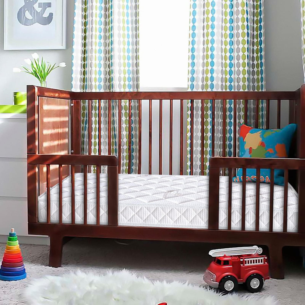 Firm Soft Crib & Toddler Mattress – 5" Thick, Hypoallergenic, Fits Standard Cribs
