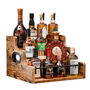 3-Tier Countertop Liquor & Wine Display Shelf