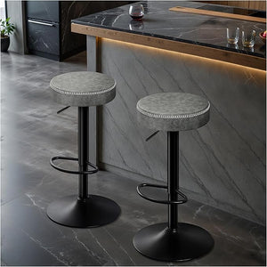 Swivel Adjustable Bar Stools Set of 2