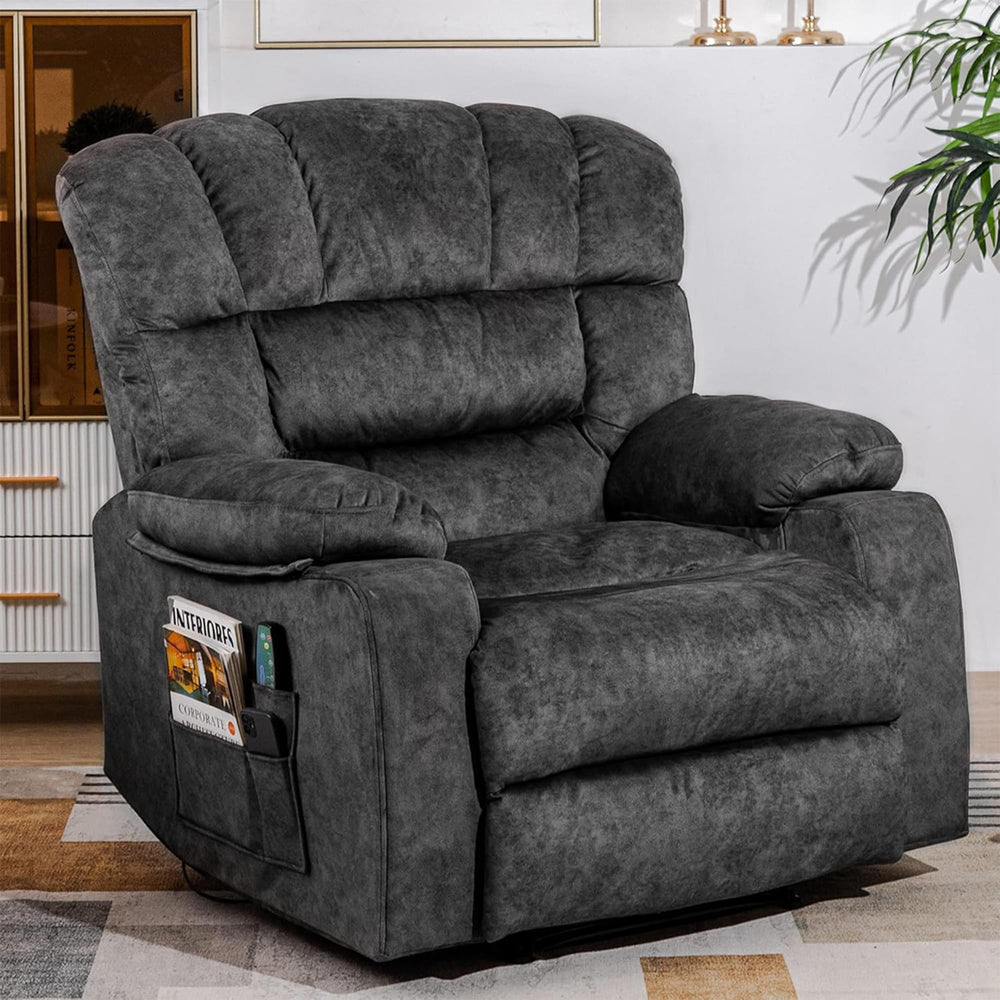 Zero Gravity Recliner Chair with Flannel Cushion