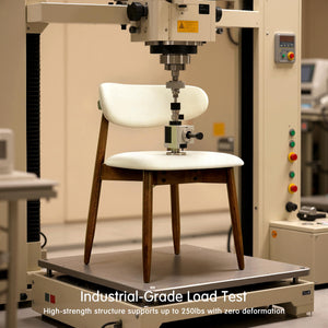 Upholstered Dining Chairs with Ergonomic Curved Backrest