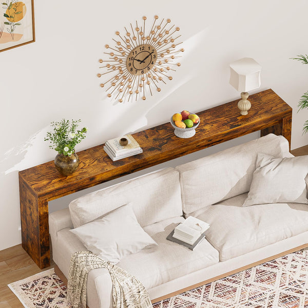 Extra Long Farmhouse Console Table 70.9 Inch