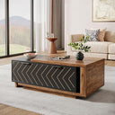 Extendable Coffee Table with Storage Drawers & Sliding Tabletop