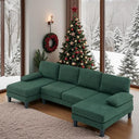 U-Shaped Sectional Couch with Dual Chaise