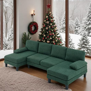 U-Shaped Sectional Couch with Dual Chaise