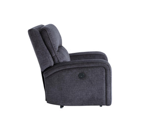 Power Reclining Chair with USB Charging Port – Zero Wallhugger, Grey