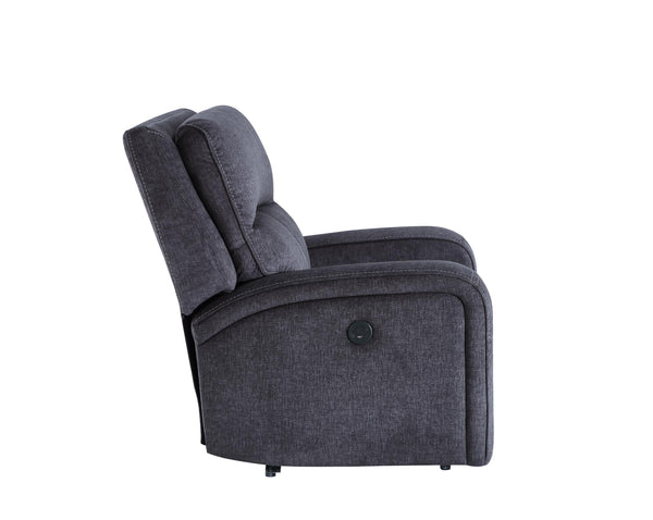 Power Reclining Chair with USB Charging Port – Zero Wallhugger, Grey