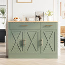 43" Sideboard Buffet Cabinet with Drawers and Adjustable Shelves