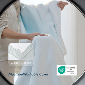 3-Inch Cooling Mattress Topper with Breathable Foam & Washable Cover