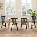 Windsor Spindle Back Dining Chairs (Set of 4)