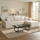 L-Shaped Modular Sectional Sofa with Chaise – Corduroy, No Assembly
