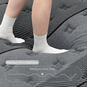 12-Inch Hybrid Mattress – Medium Firm, Pocket Springs & Memory Foam