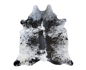 Genuine Cowhide Rug 6x6-7 Ft – Natural Animal Skin Area Rug