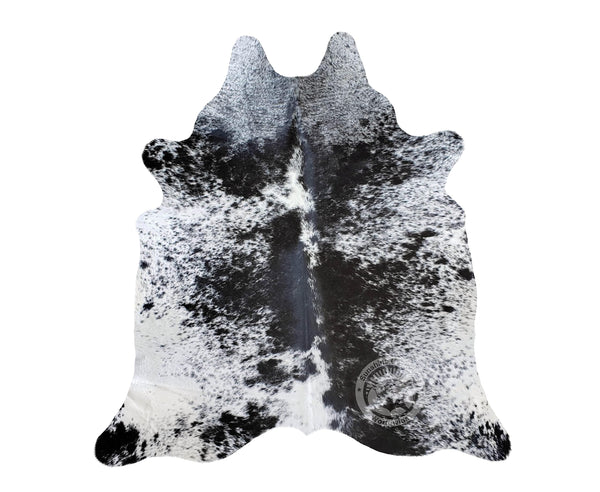 Genuine Cowhide Rug 6x6-7 Ft – Natural Animal Skin Area Rug