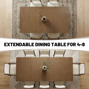 Extendable Rectangular Dining Table