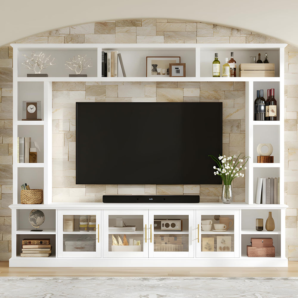 95" Wall Unit Entertainment Center for TVs up to 80"