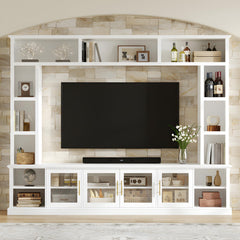 95" Wall Unit Entertainment Center for TVs up to 80"
