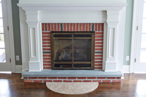 Wool Hearth Rug – Semicircular Fireplace Rug