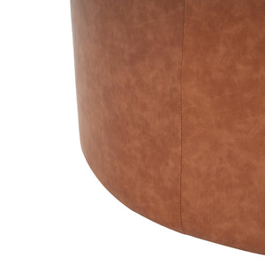 Round Upholstered Ottoman Foot Stool
