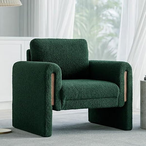 Barrel Swivel Accent Chair with Ottoman