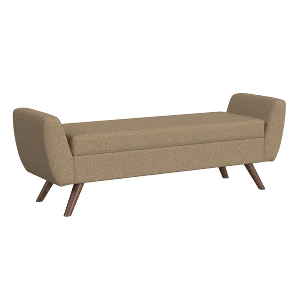 Modern Storage Bench with Wood Legs