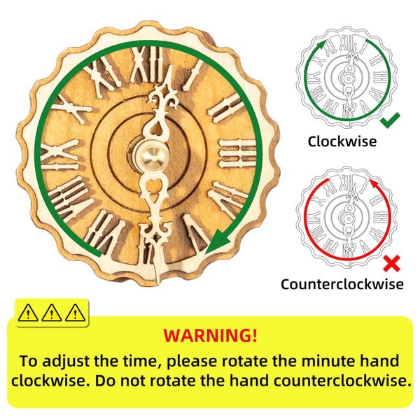 Black Forest Wooden Cuckoo Wall Clock with Night Silence & Volume Control