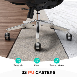 High Back Ergonomic Mesh Office Chair – 400 lbs, 4D Flip-Up Arms, Adjustable Lumbar & 3D Headrest