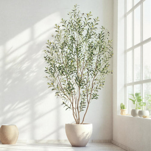 Artificial Olive Tree with Realistic Leaves & Olives