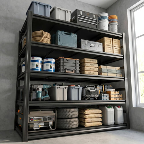 Heavy Duty 5-Tier Metal Storage Shelving Unit