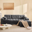 Modular L-Shaped Sectional Sofa with Ottoman