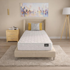6 Inch Twin Mattress – Hybrid Pocket Coil & Foam, Euro Top, Firm Support