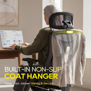 Ergonomic Office Chair with Footrest & Mesh Back