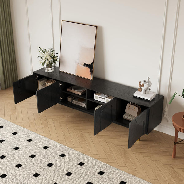 71" Mid-Century Modern TV Stand with Storage