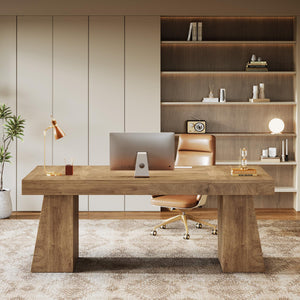 55-Inch Executive Desk with Double Pedestal