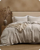 100% Linen Duvet Cover Set – Queen & King