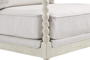 Spindle Accent Chair with Wood Frame