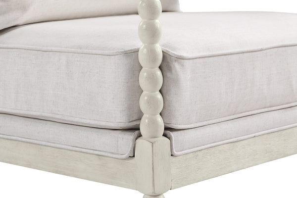 Spindle Accent Chair with Wood Frame