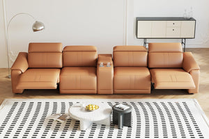 Power Reclining Sectional Sofa with Storage & USB Ports