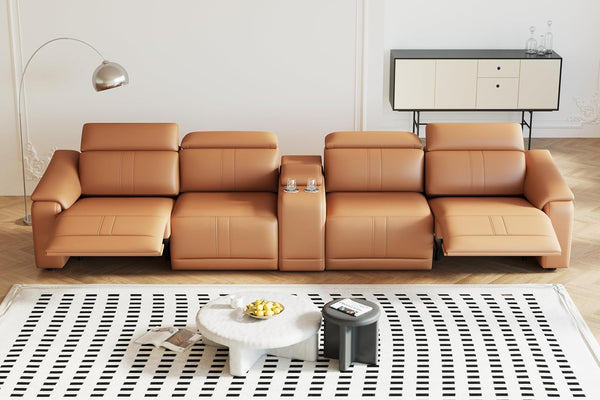 Power Reclining Sectional Sofa with Storage & USB Ports