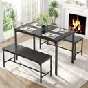 Dining Table Set for 4 with Bench – Space-Saving Kitchen Table Set