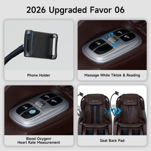 Zero Gravity 3D SL-Track Full Body Massage Chair Recliner