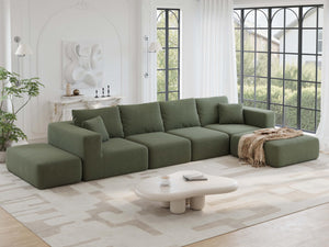 Modular L-Shaped Sectional Sofa Bed