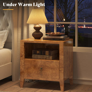 Mid-Century Modern Nightstand with Drawer